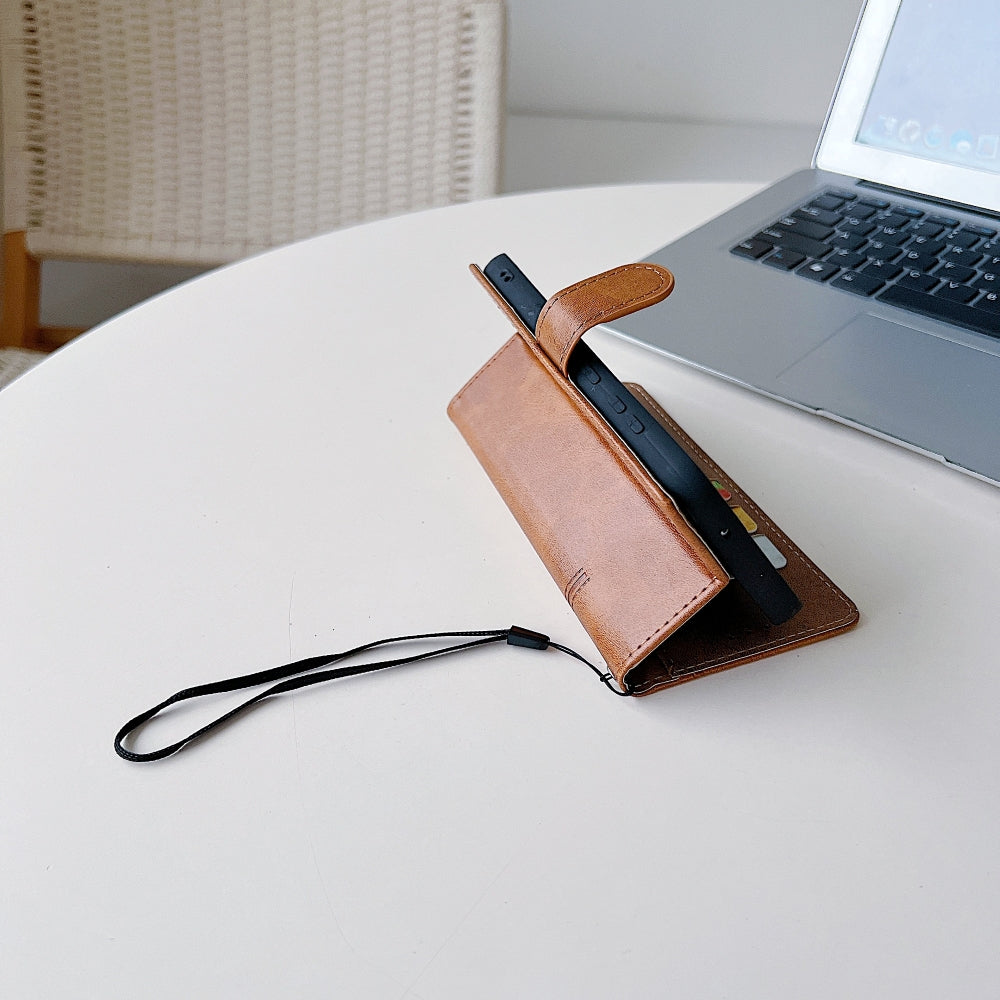 Shockproof PU Leather Flip Phone Case - Mi 12 (5G)