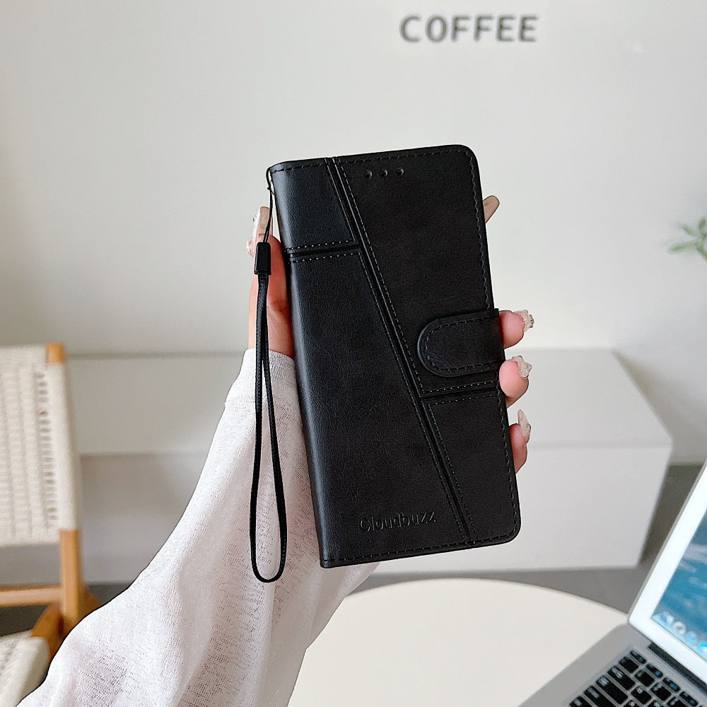 Shockproof PU Leather Flip Phone Case - Mi 12 (5G)