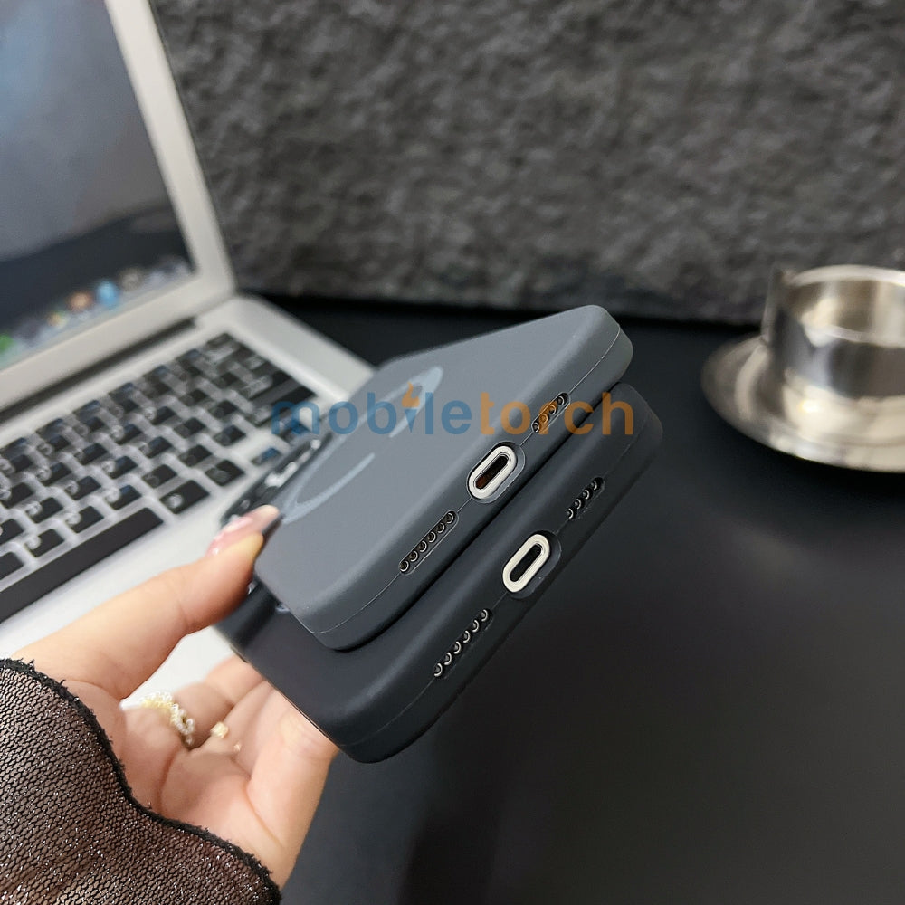 Silicone Magsafe Charging Phone Case - iPhone 15 Pro Max