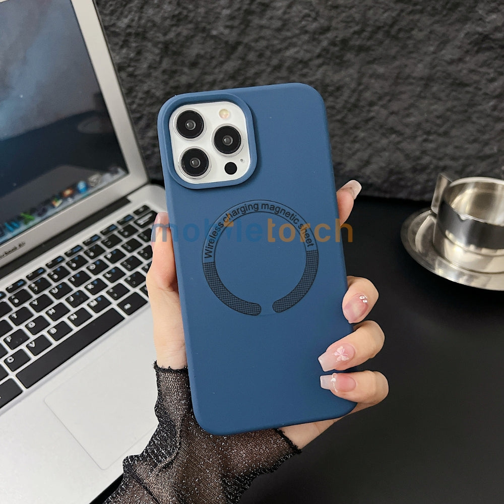 Silicone Magsafe Charging Phone Case - iPhone 15 Pro Max
