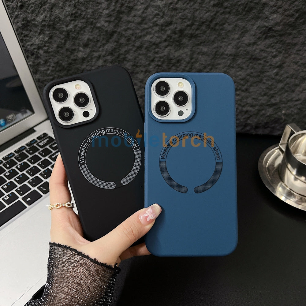 Silicone Magsafe Charging Phone Case - iPhone 15 Pro Max