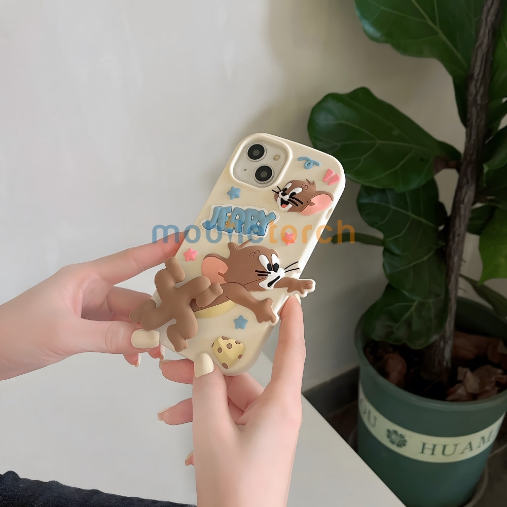 Silicone Soft 3D Running Cartoon Phone Case - iPhone 11