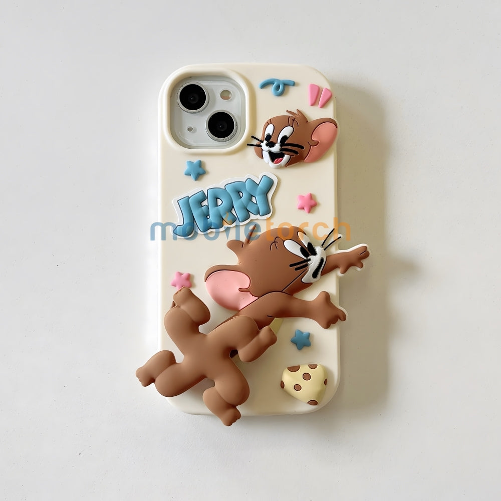 Silicone Soft 3D Running Cartoon Phone Case - iPhone 11