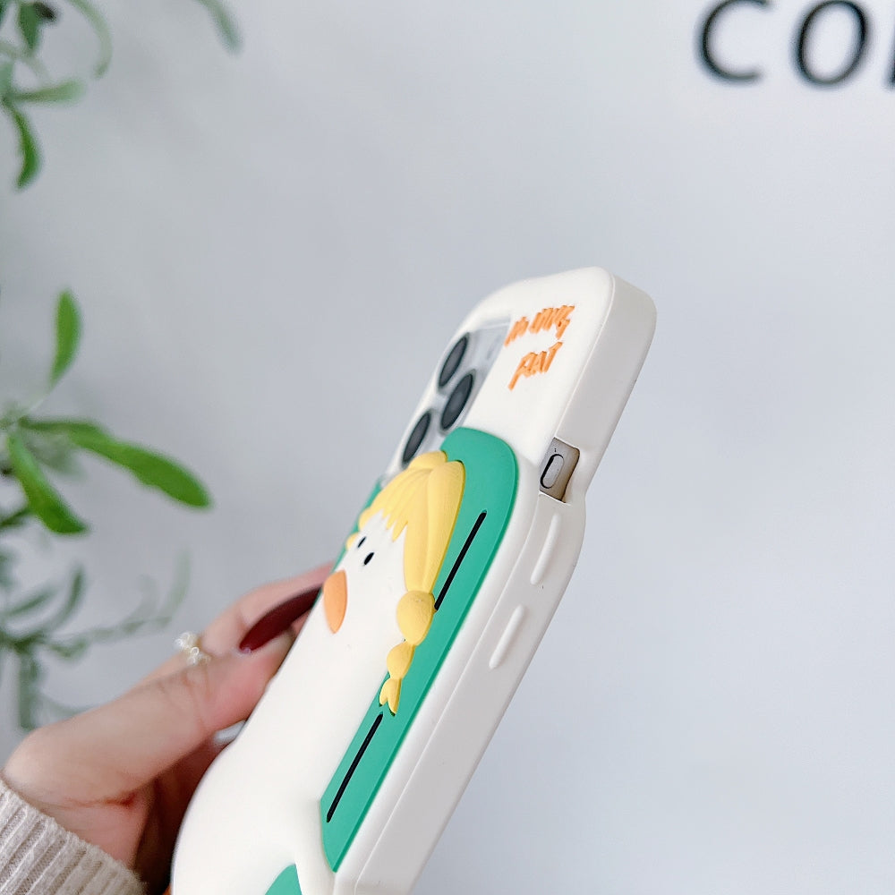 Soft Silicone Ducklings Phone Case - iPhone 13 Pro Max
