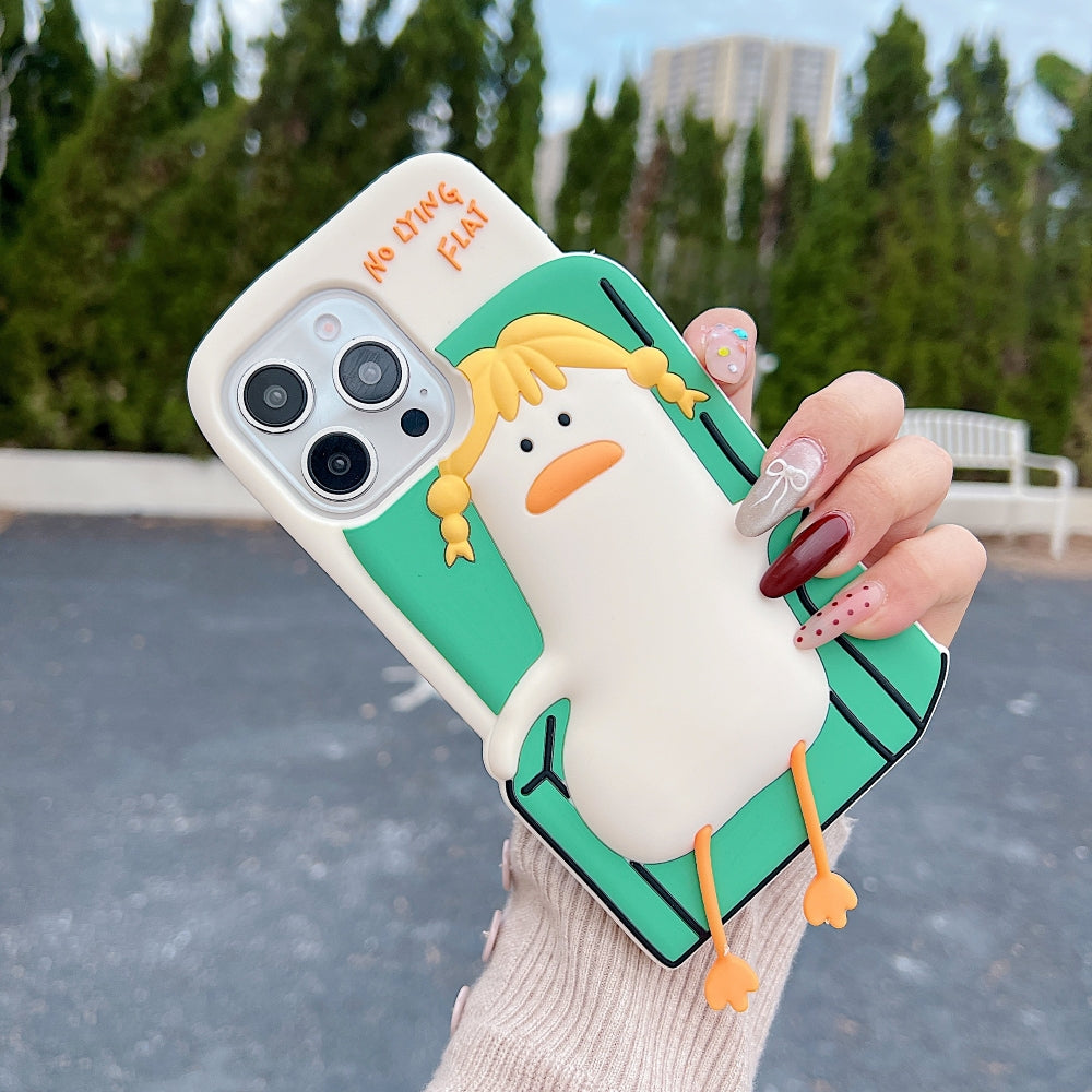 Soft Silicone Ducklings Phone Case - iPhone 13 Pro Max