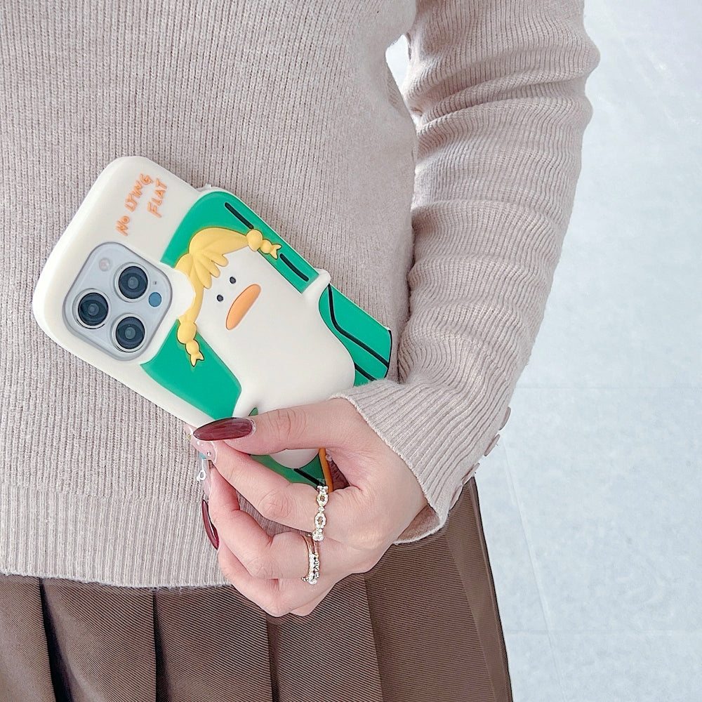 Soft Silicone Ducklings Phone Case - iPhone 13 Pro Max