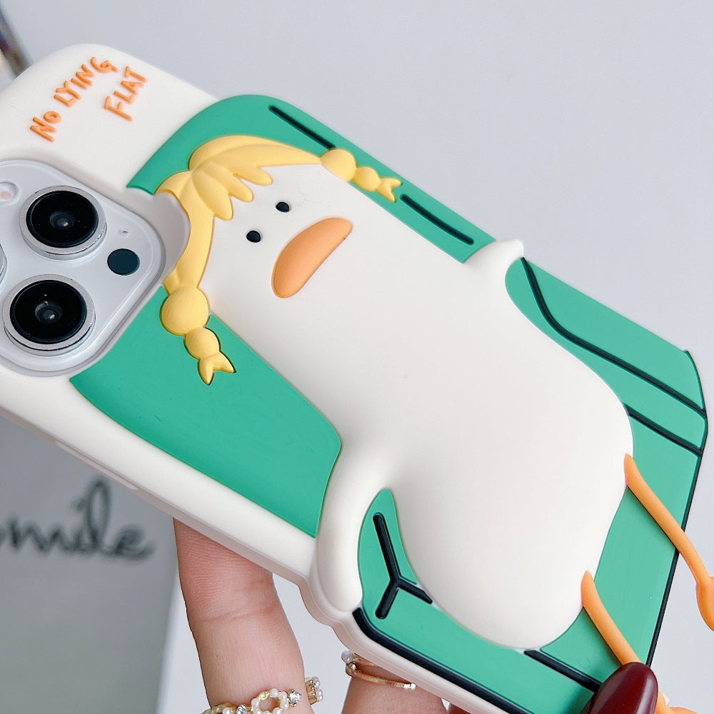 Soft Silicone Ducklings Phone Case - iPhone 13 Pro Max