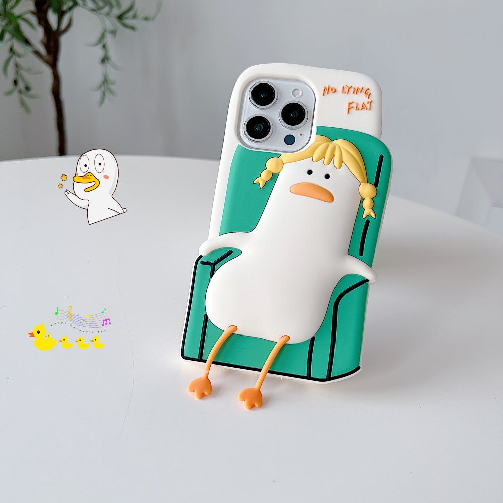 Soft Silicone Ducklings Phone Case - iPhone 13 Pro Max