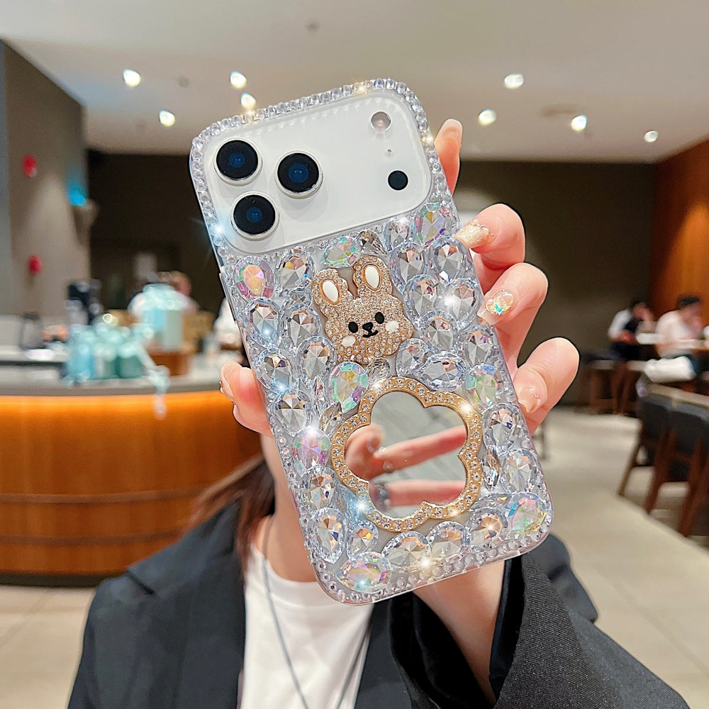 Sparkle Bunny Mirror Phone Case