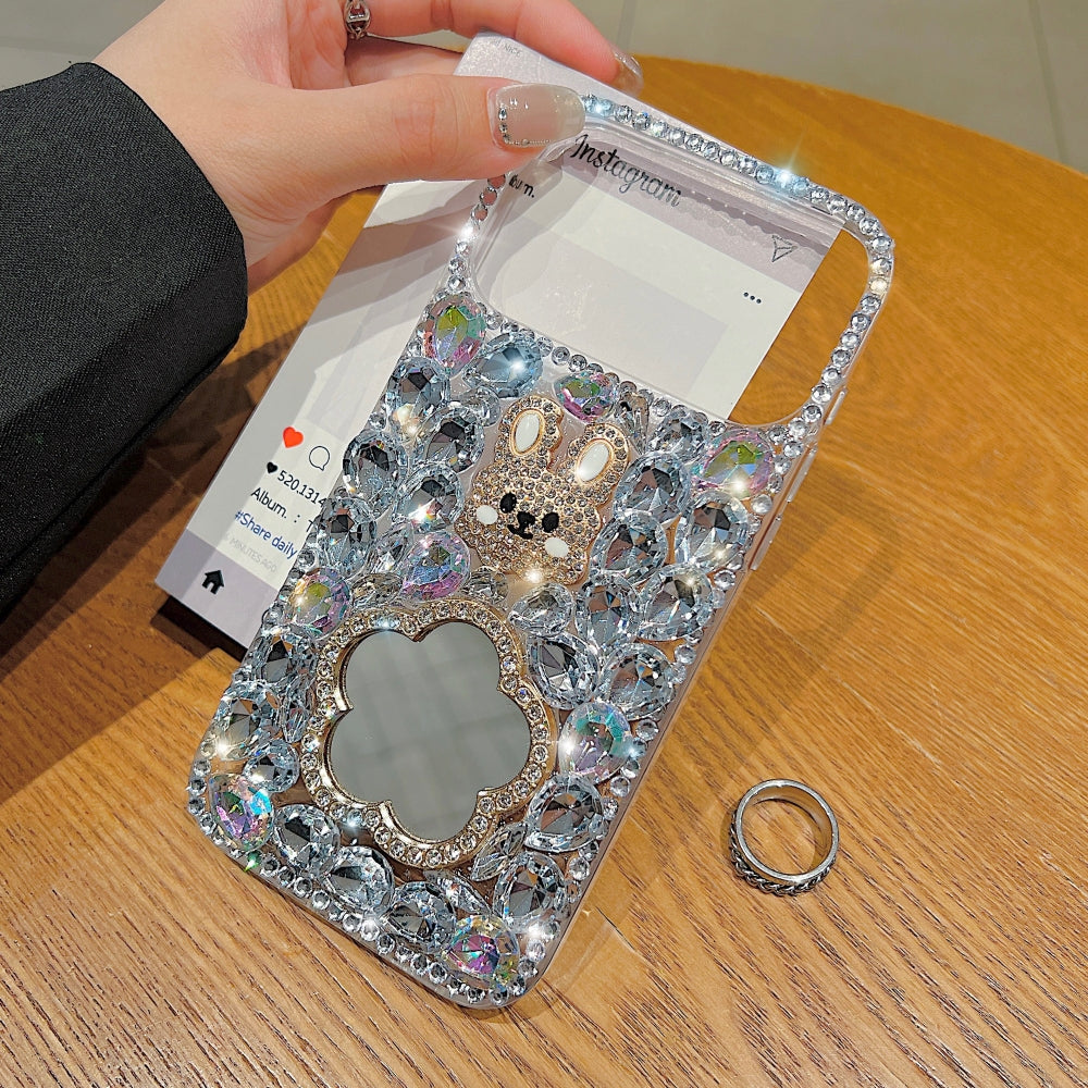 Sparkle Bunny Mirror Phone Case
