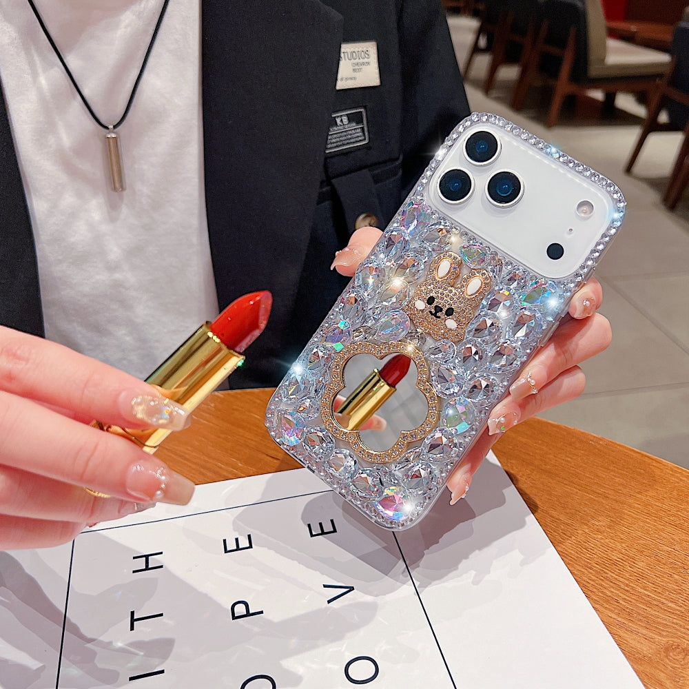 Sparkle Bunny Mirror Phone Case