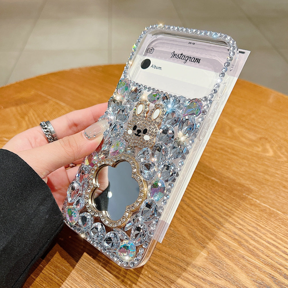 Sparkle Bunny Mirror Phone Case