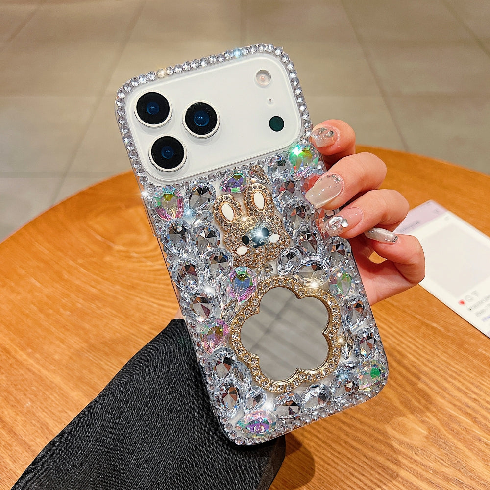 Sparkle Bunny Mirror Phone Case