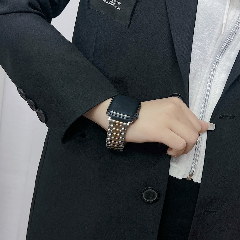 Metal Stainless Steel Strap for Smartwatch | Smartwatch Band for iWatch Series 9/8/7/6/5/4/3/2/1/Ultra 2/Ultra SE/SE 2