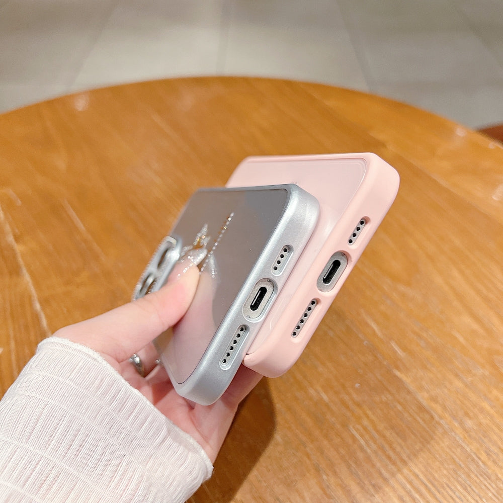 Stamping Leave Design TPU (Soft) Phone Case - iPhone 16 Plus