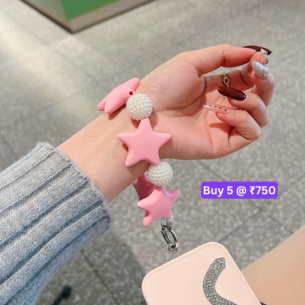 Star Shape Acrylic Phone Charm | Bracelet | Handbag Charm
