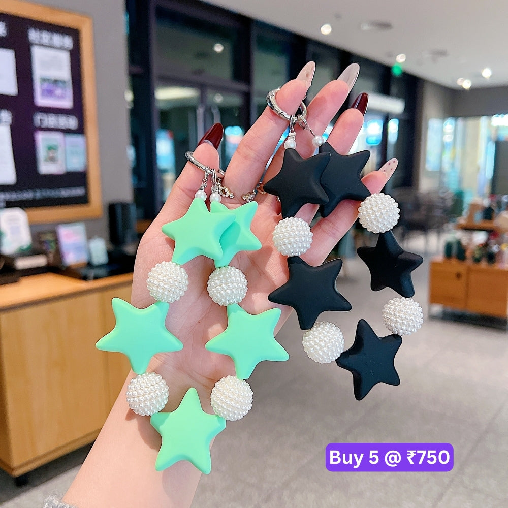 Star Shape Acrylic Phone Charm | Bracelet | Handbag Charm
