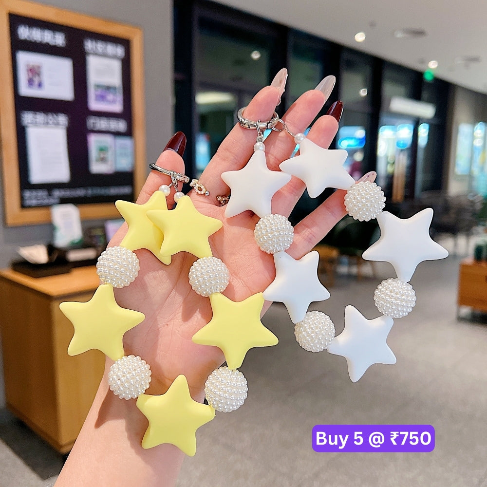 Star Shape Acrylic Phone Charm | Bracelet | Handbag Charm