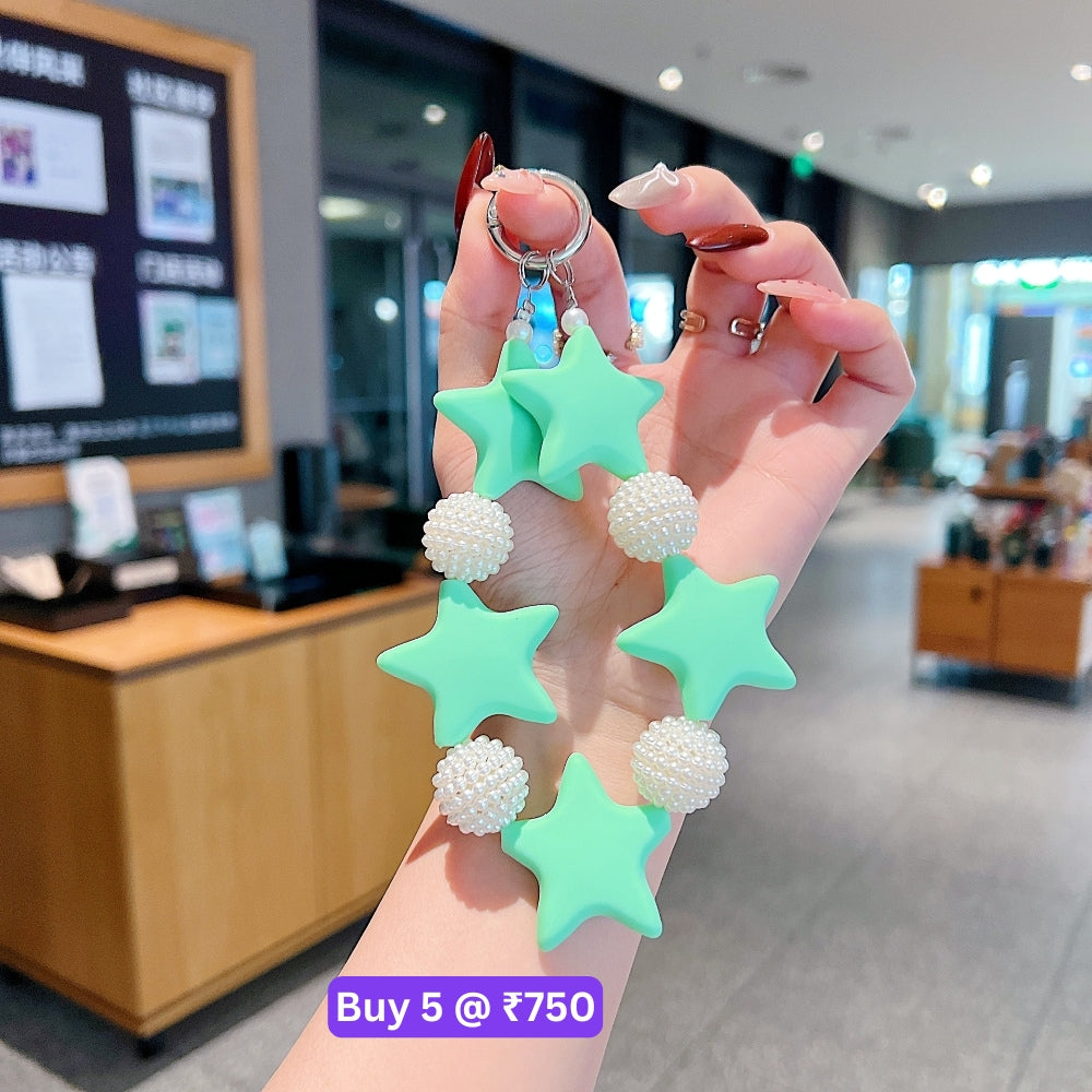 Star Shape Acrylic Phone Charm | Bracelet | Handbag Charm
