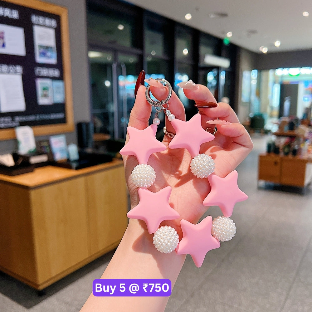 Star Shape Acrylic Phone Charm | Bracelet | Handbag Charm
