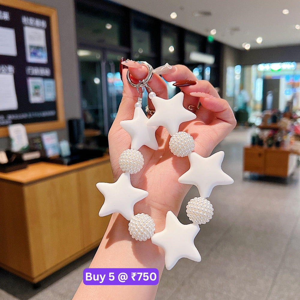 Star Shape Acrylic Phone Charm | Bracelet | Handbag Charm