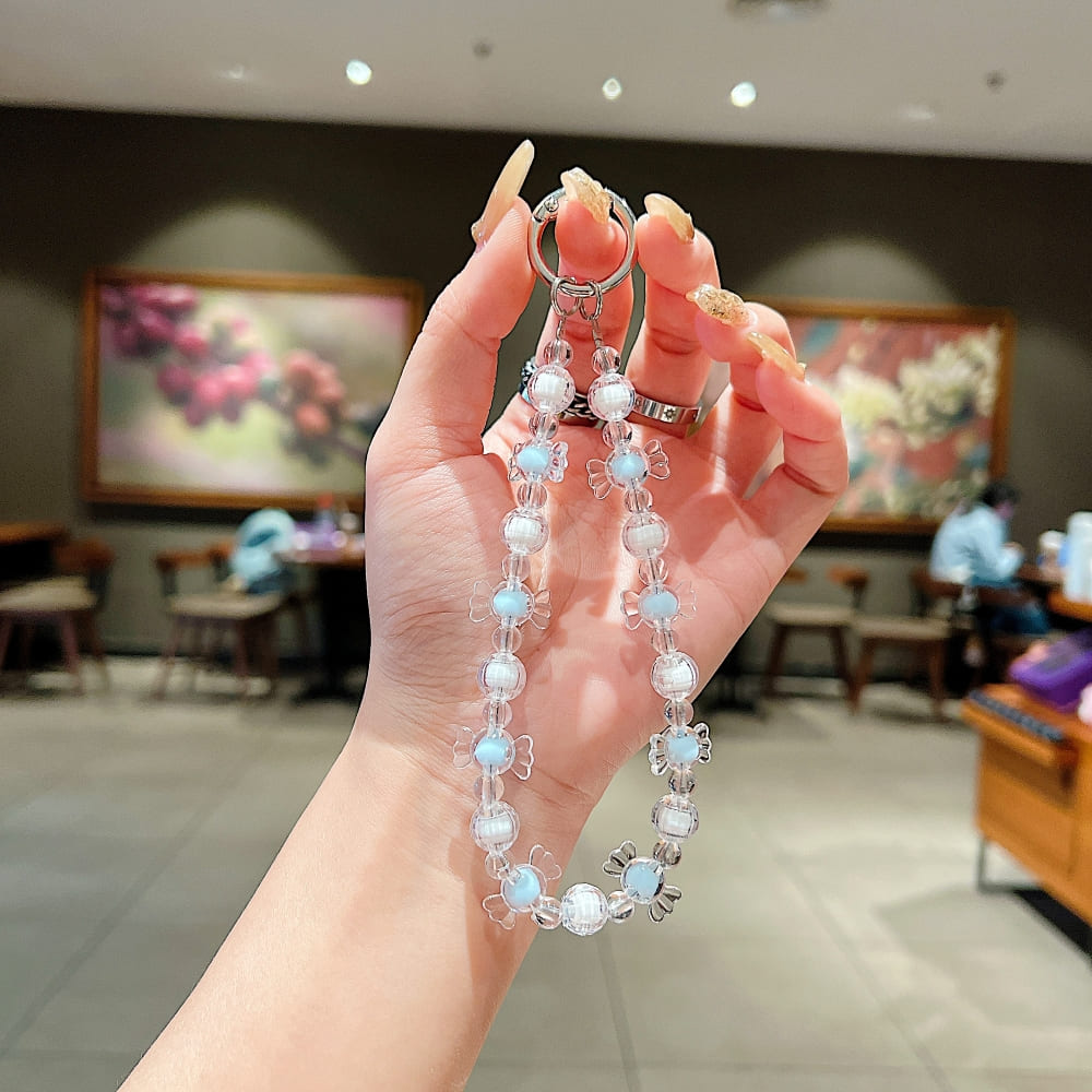 Sugar Pastel Candy Bead Phone Charm | Keychain | Handbag Charm