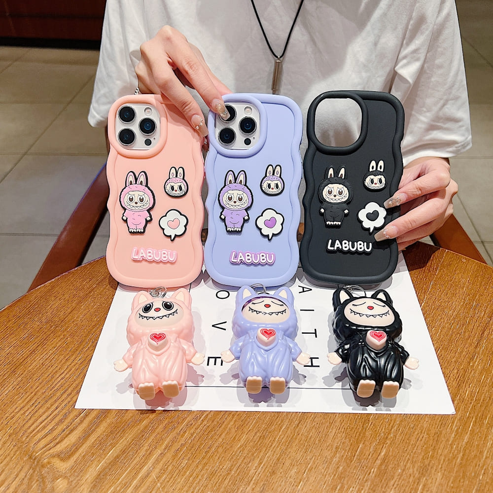 Sweet Labubu Monster Phone Case