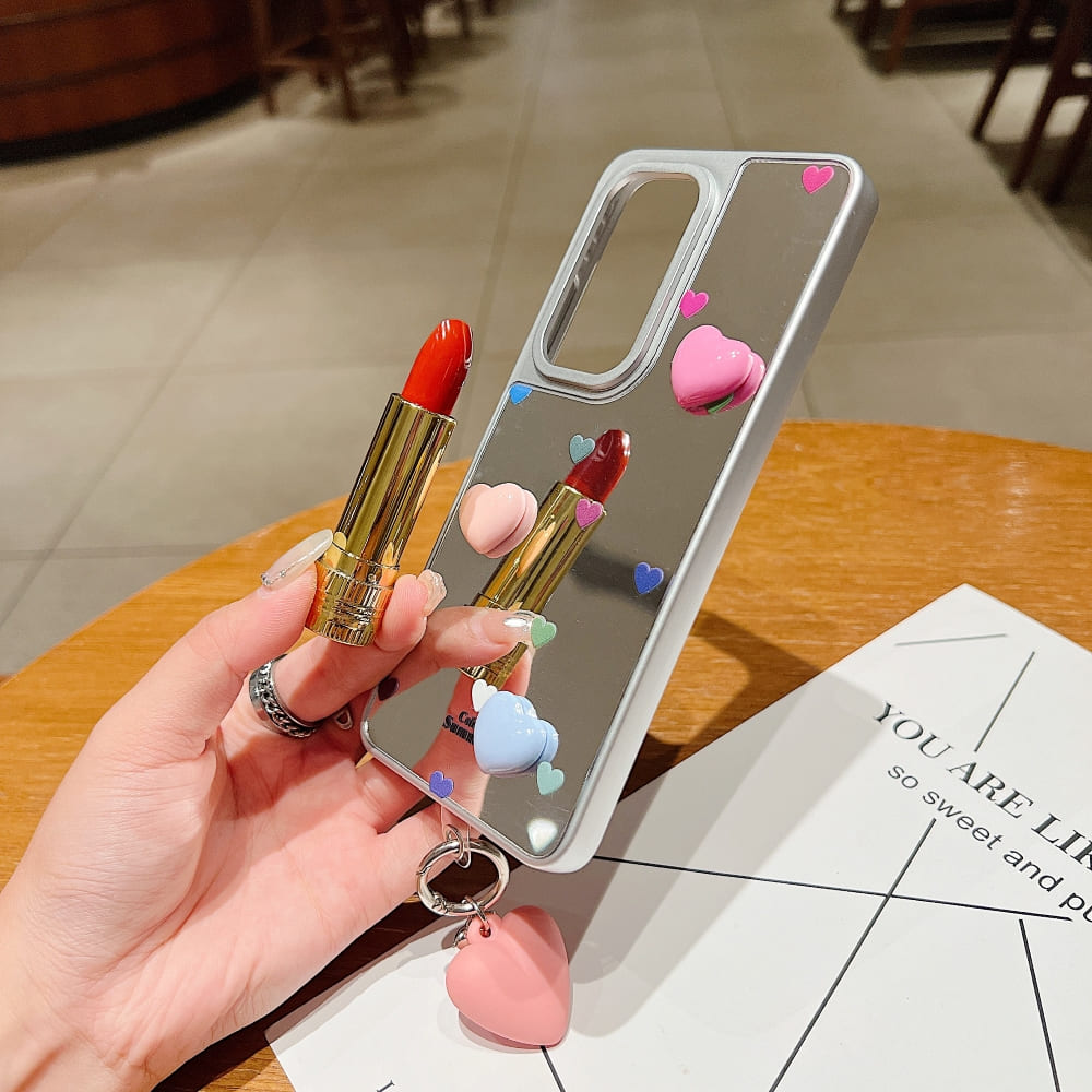 Sweetheart Glossy Mirror Phone Case