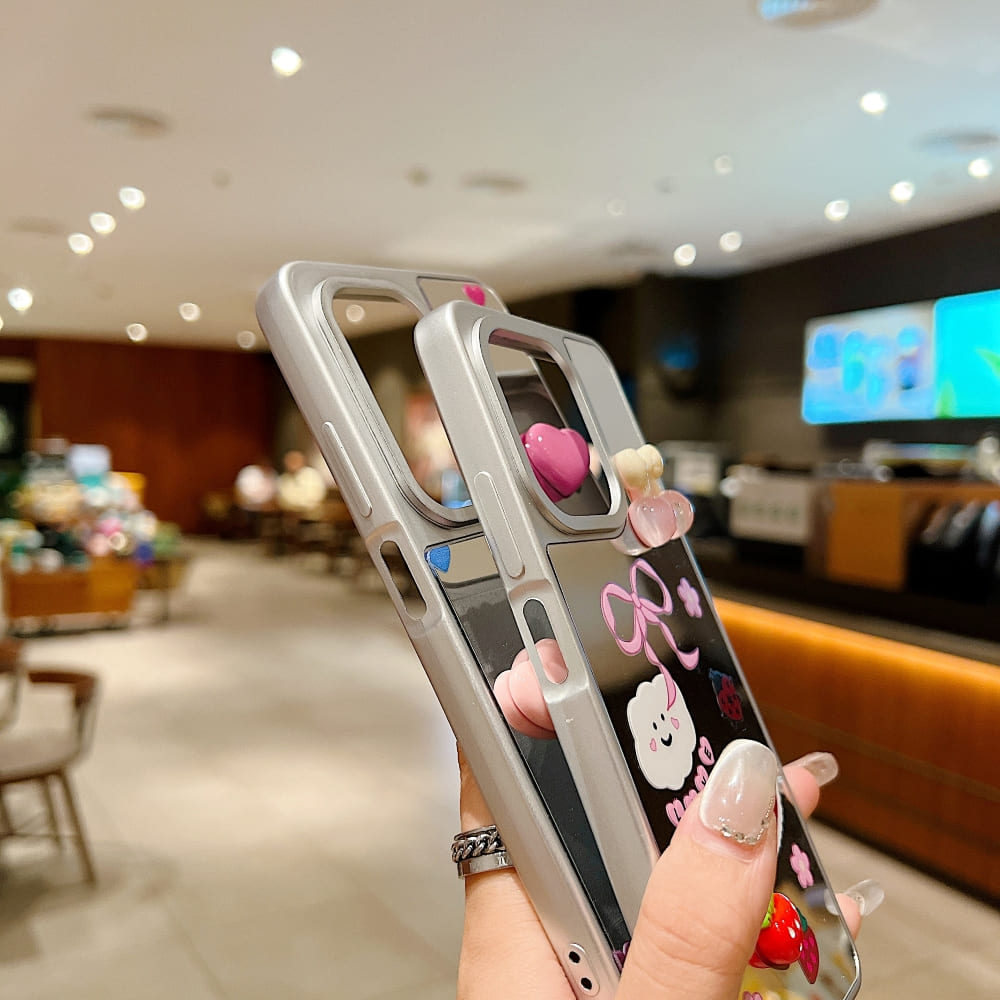 Sweetheart Glossy Mirror Phone Case