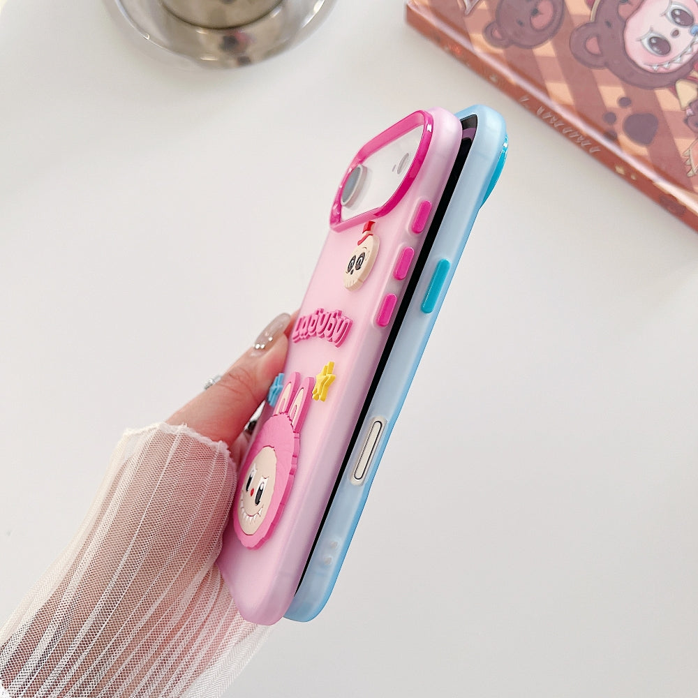 TPU (Soft) Labubu Character Protective Phone Case | Mobile Cover - iPhone 15 Pro