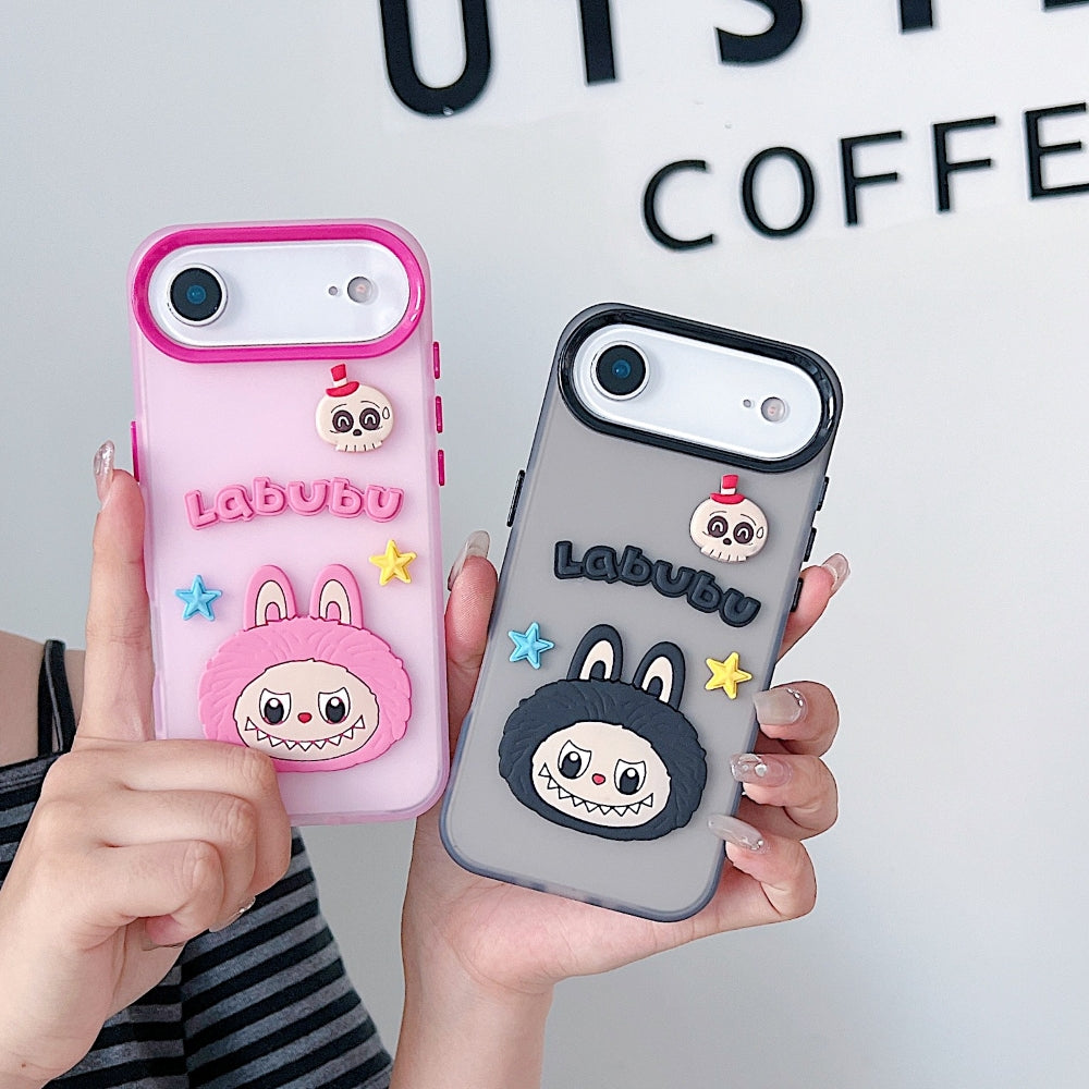 TPU (Soft) Labubu Character Protective Phone Case | Mobile Cover - iPhone 15 Pro