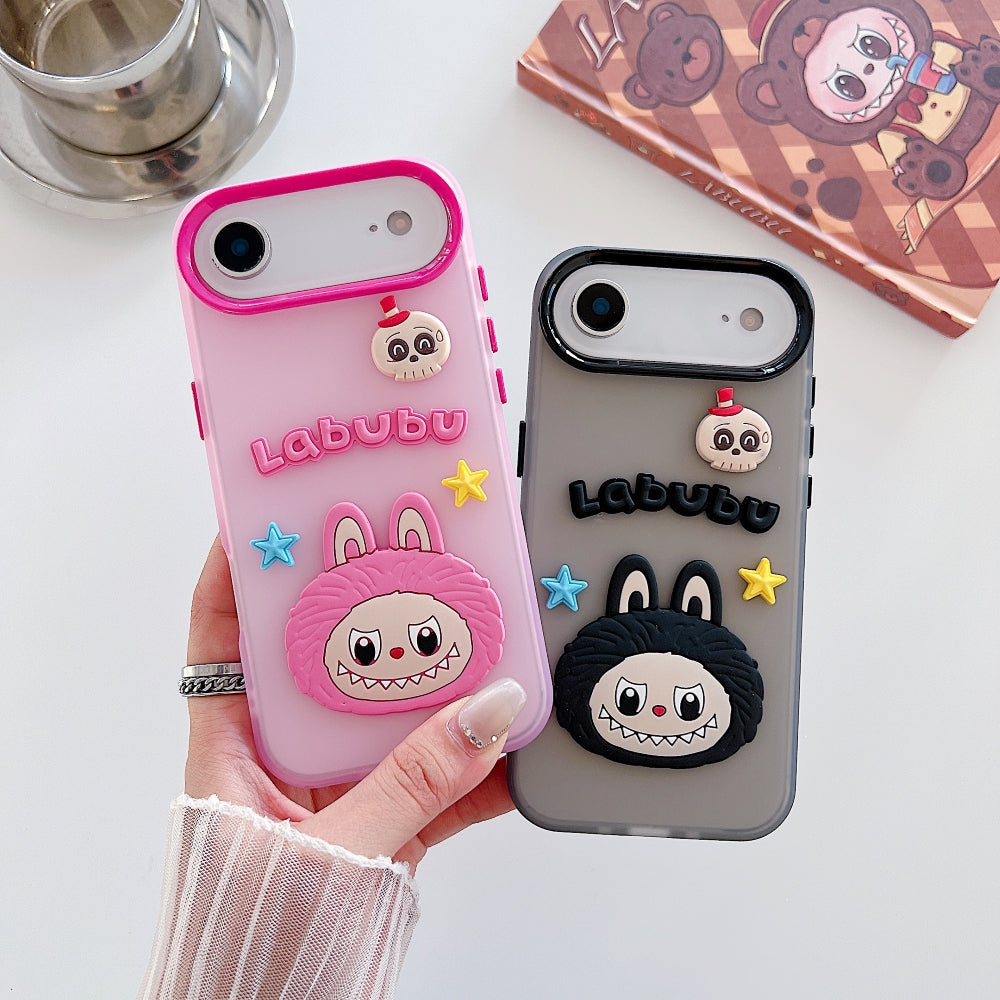 TPU (Soft) Labubu Character Protective Phone Case | Mobile Cover - iPhone 15 Pro