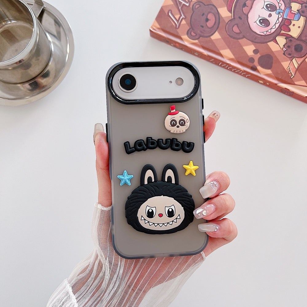 TPU (Soft) Labubu Character Protective Phone Case | Mobile Cover - iPhone 15 Pro