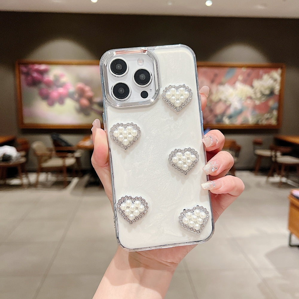Tiny Bear | Flower | Heart | Mirror Shockproof Phone Case