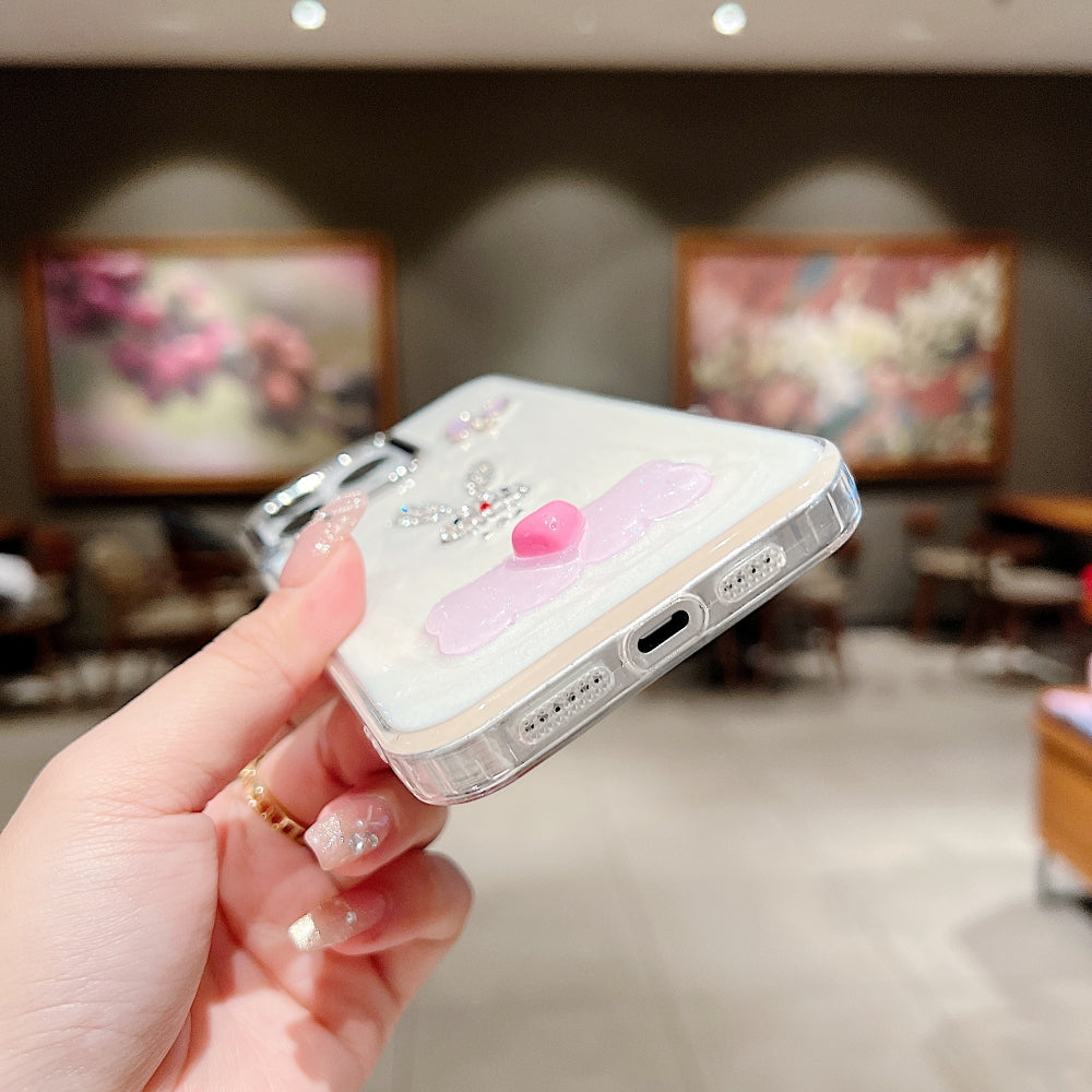 Tiny Bear | Flower | Heart | Mirror Shockproof Phone Case