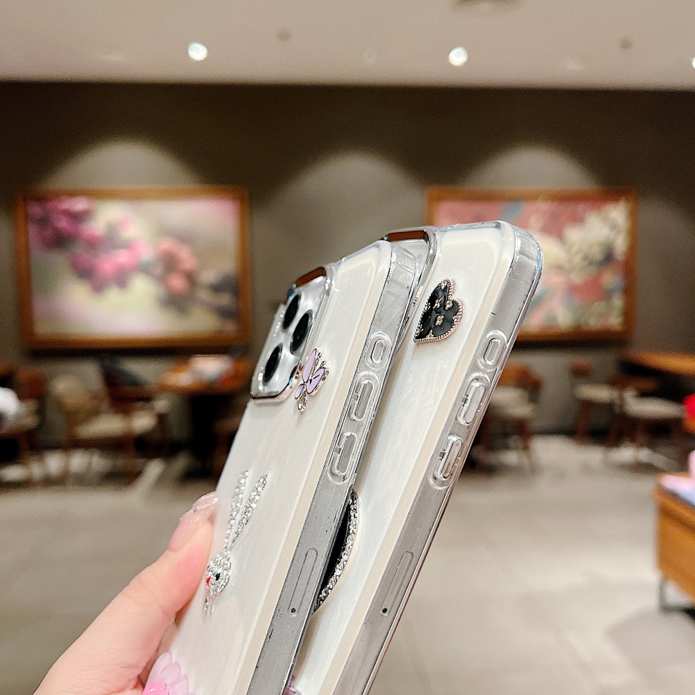 Tiny Bear | Flower | Heart | Mirror Shockproof Phone Case