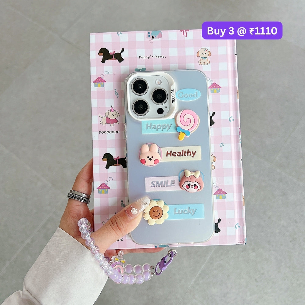 Toy PC (Hard) Printed Phone Case with Bracelet | Mobile Cover - iPhone 14