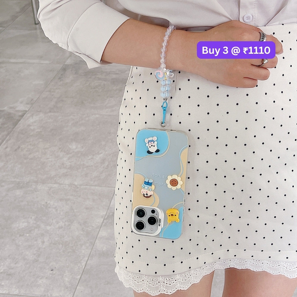 Toy PC (Hard) Printed Phone Case with Bracelet | Mobile Cover - iPhone 14