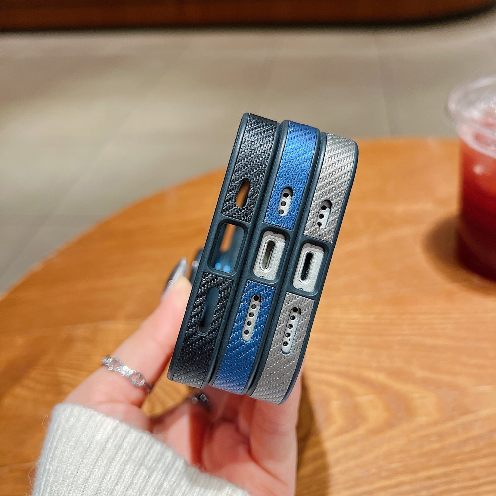 Luxury Transparent Anti-shock Metal Camera Ring Case - iPhone 15 Pro