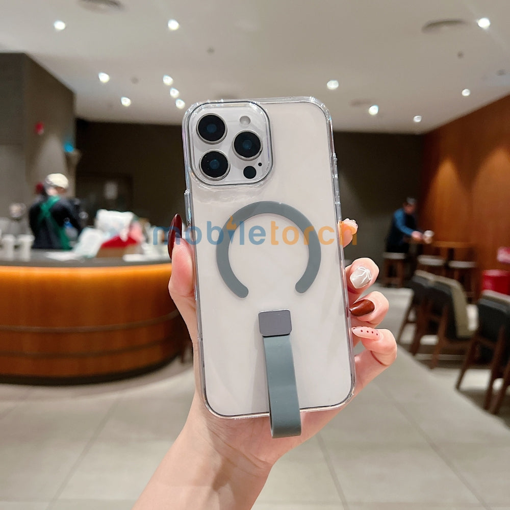 Transparent PC (Hard) Color Wireless Charging Phone Case - iPhone 13