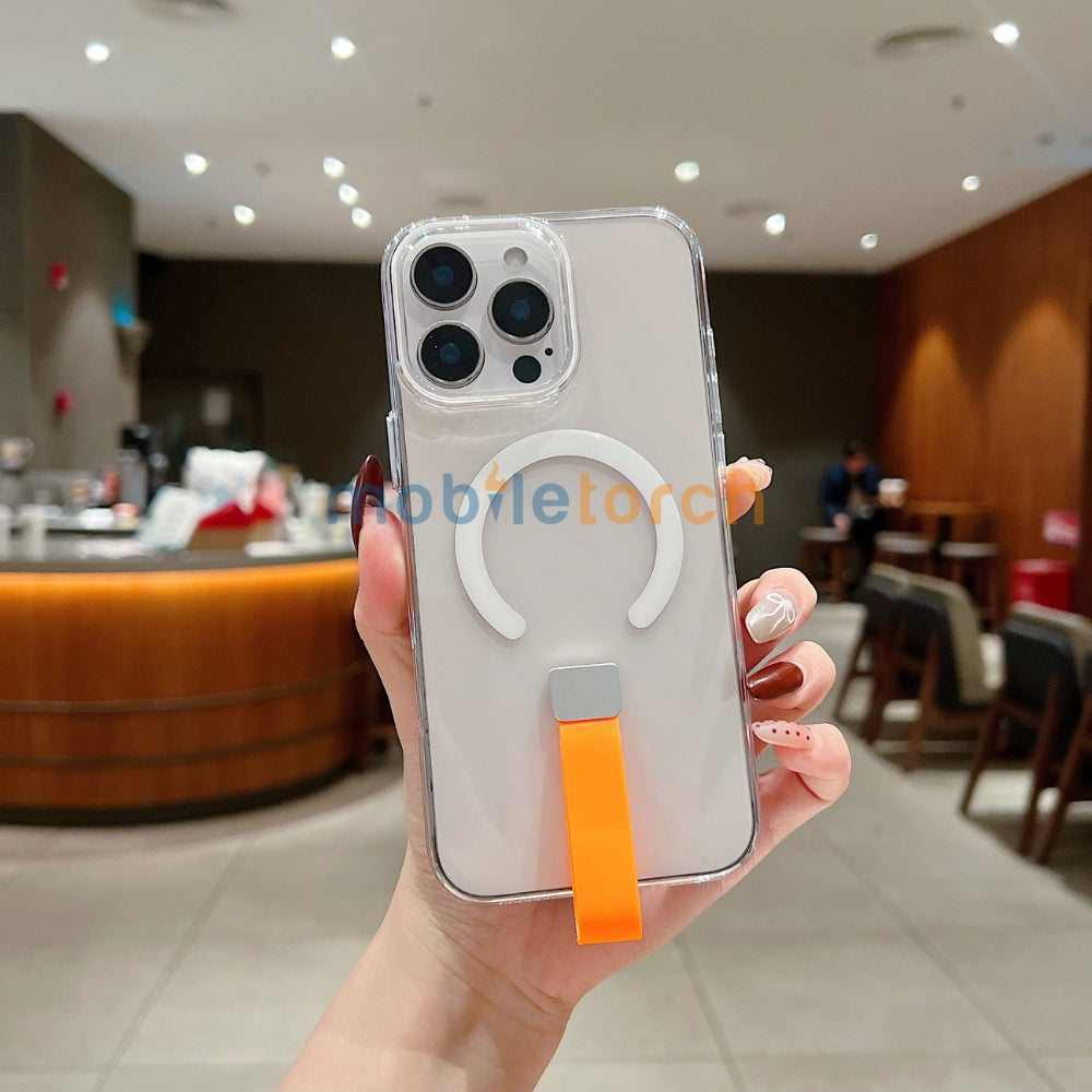 Transparent PC (Hard) Color Wireless Charging Phone Case - iPhone 13