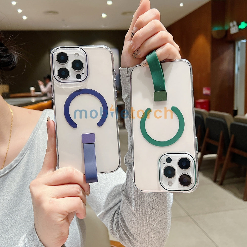 Transparent PC (Hard) Color Wireless Charging Phone Case - iPhone 13