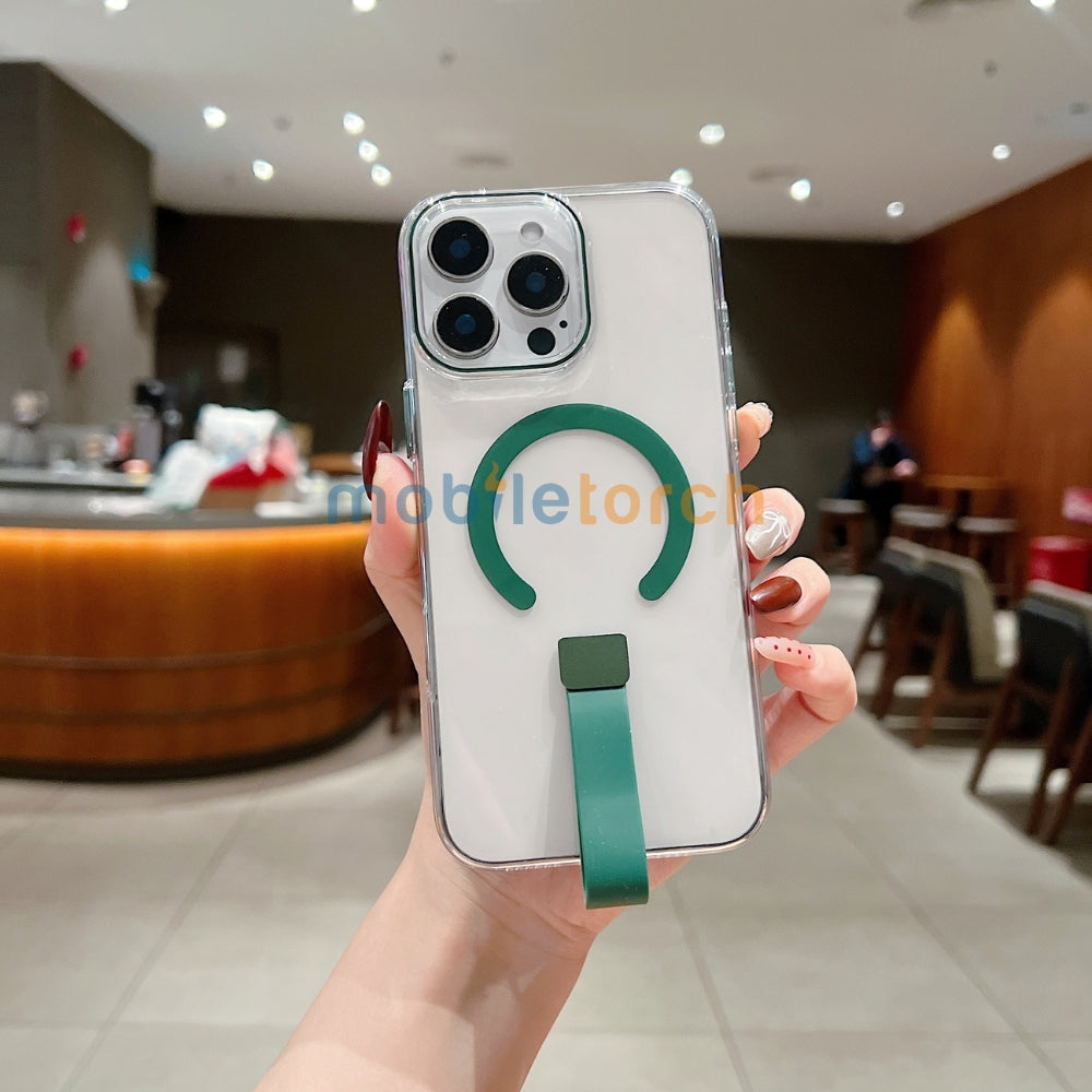 Transparent PC (Hard) Color Wireless Charging Phone Case - iPhone 13