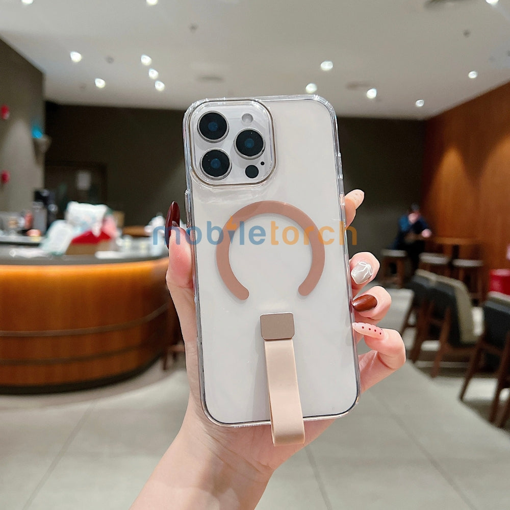Transparent PC (Hard) Color Wireless Charging Phone Case - iPhone 13