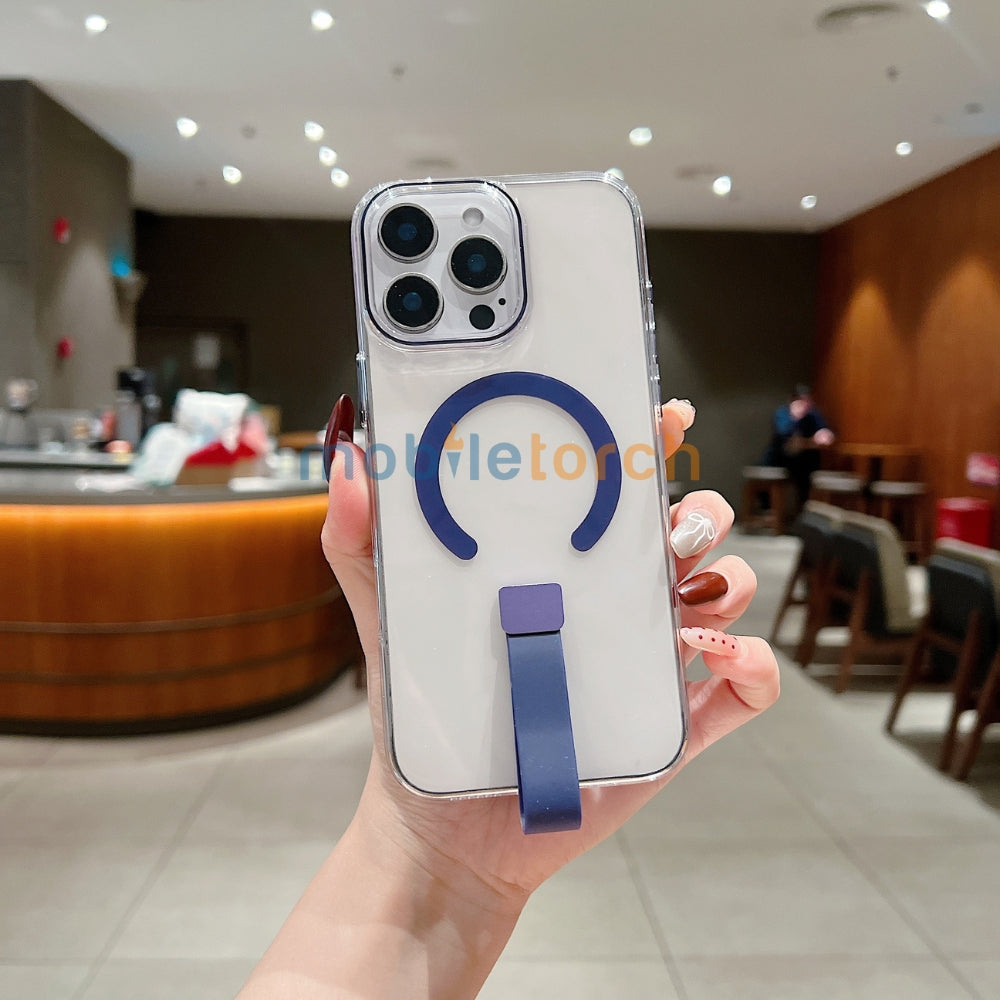 Transparent PC (Hard) Color Wireless Charging Phone Case - iPhone 13
