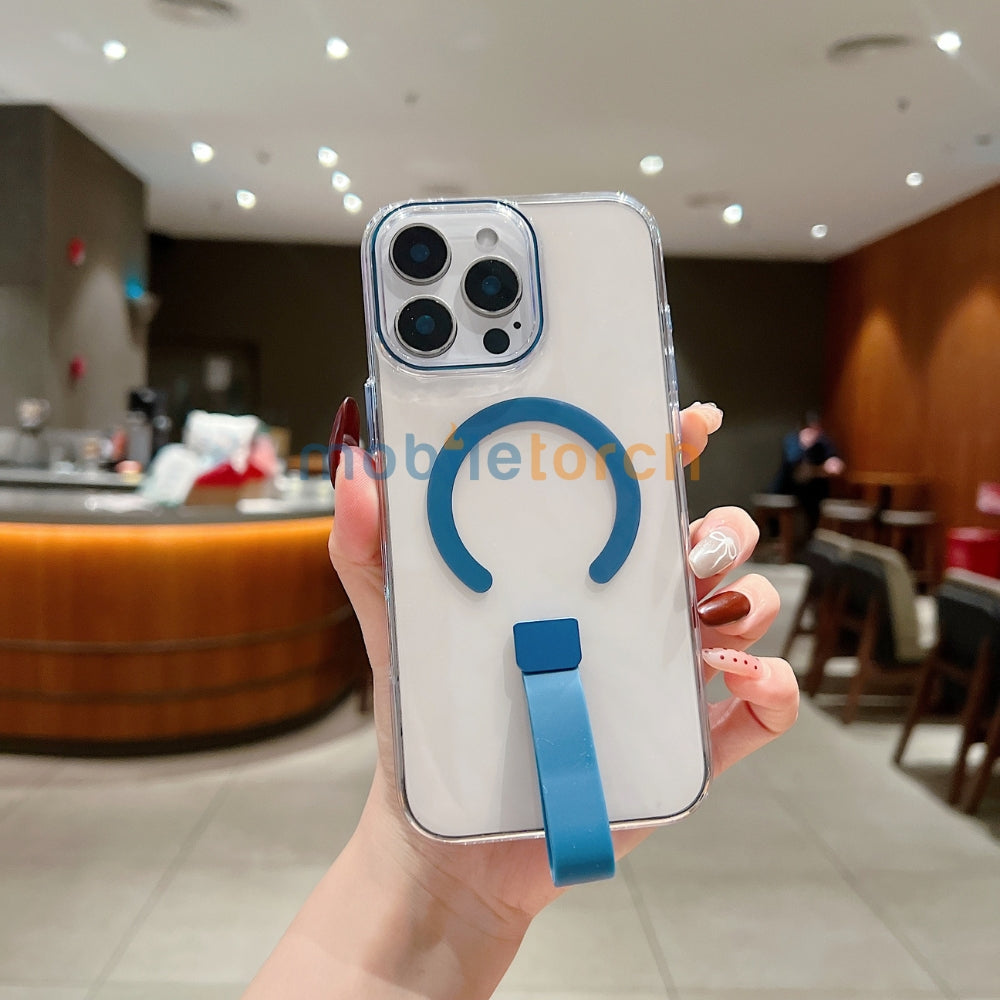 Transparent PC (Hard) Color Wireless Charging Phone Case - iPhone 13