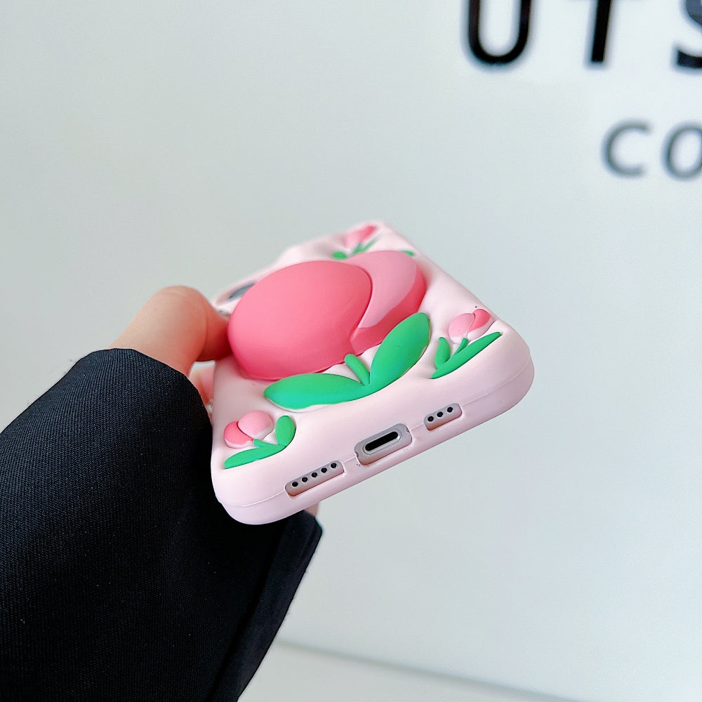 Tulip Stand Silicone TPU (Soft) Phone Case | Mobile Cover - iPhone 13