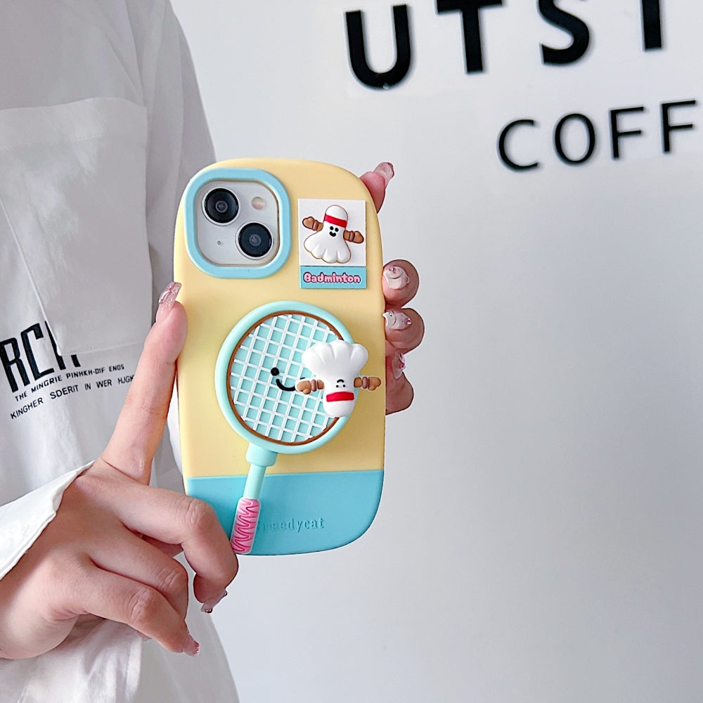 Unique Tennis Silicone Phone Case