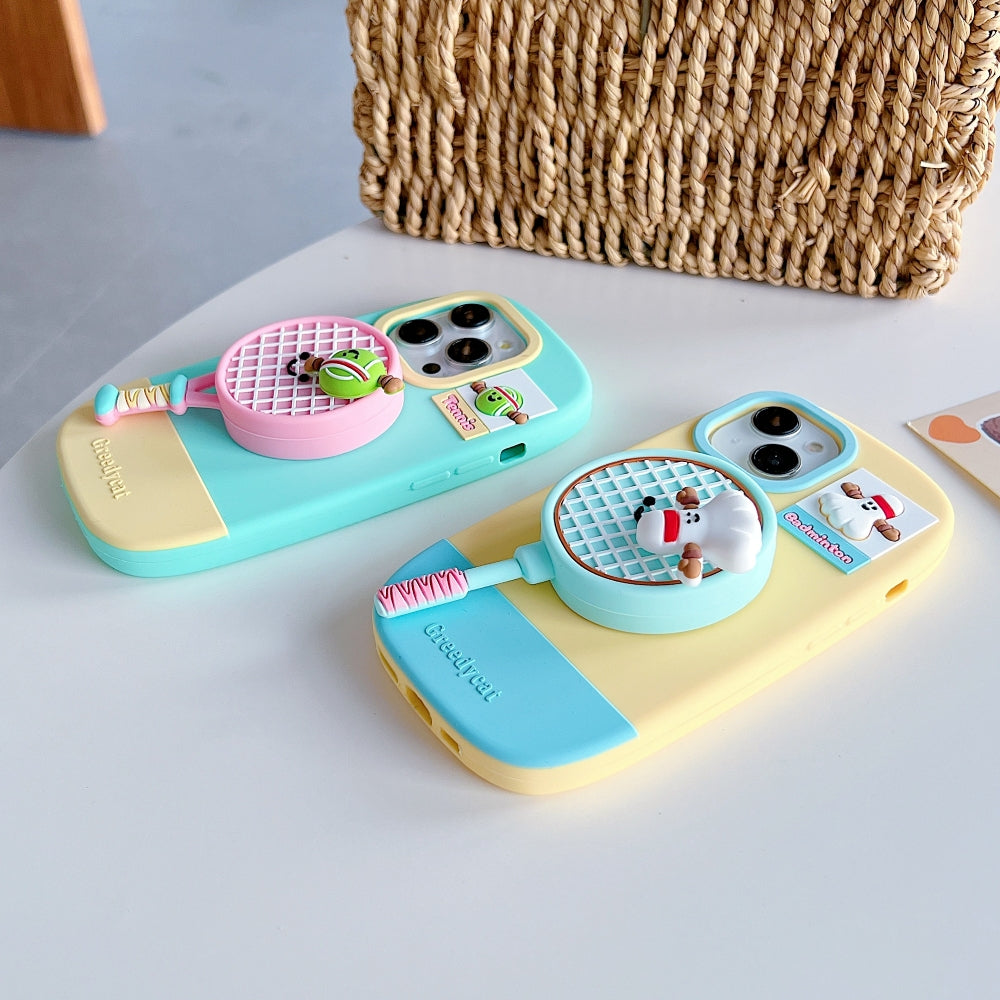 Unique Tennis Silicone Phone Case