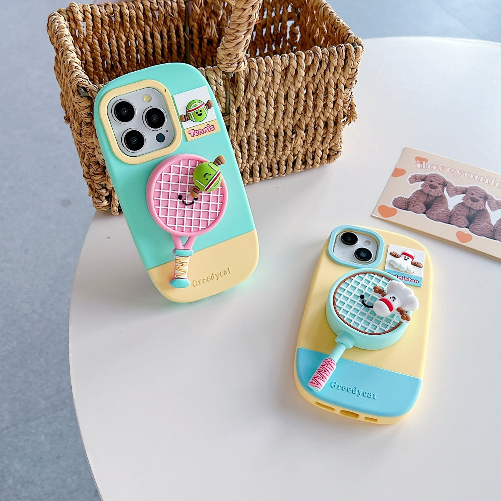 Unique Tennis Silicone Phone Case